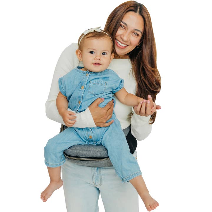 Moby - Wholesale Baby Carrier - Moby Hip Seat - Heather Grey5
