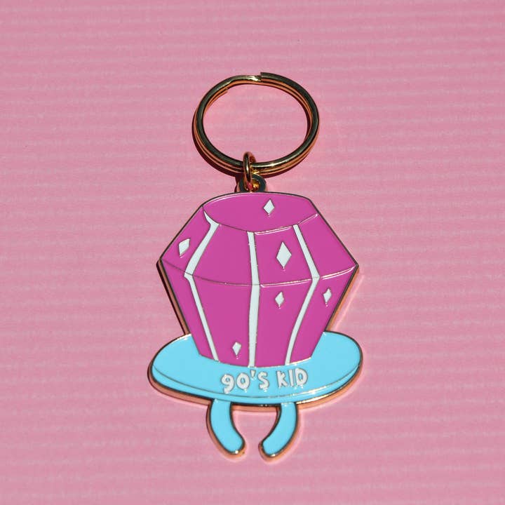 R is for Robo - Wholesale Keychain - Women's - 90s Y2K Keychain Ring Pop Culture Nostalgia Gifts for Women