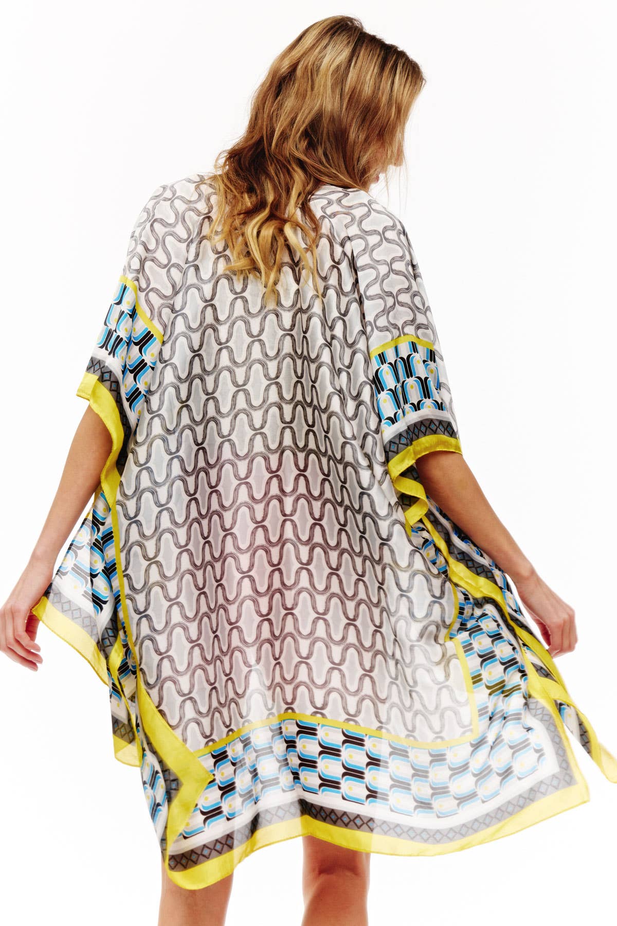 JOIA ACCESSORIES - Vente Kimono – femme - KIMONO EN SOIE IMPRIMÉ MULTICOLORE, BAAP 25134