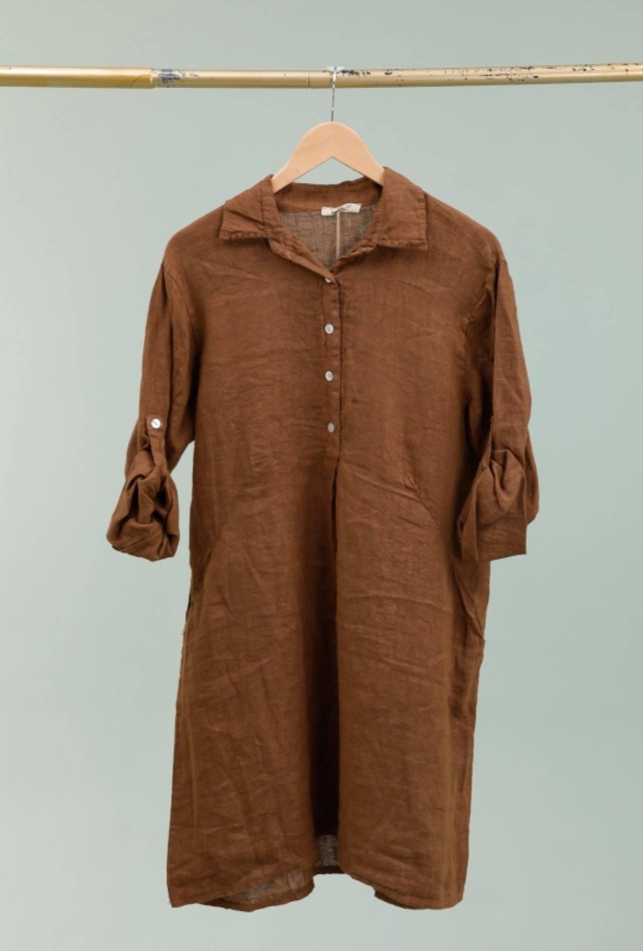 LÉA & LUC – Engroshandel Kjole - Dame – Korte kjoler i 100% hør REF. 135160