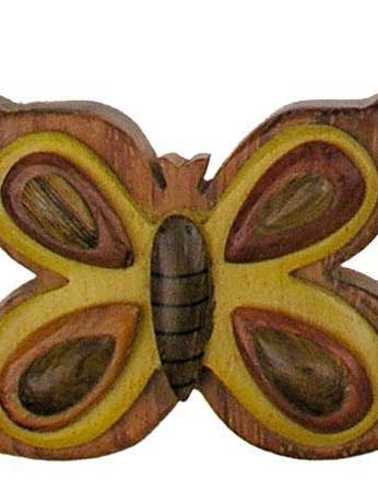 Trämagnet i form av en fjäril för wholesale av Dolfi