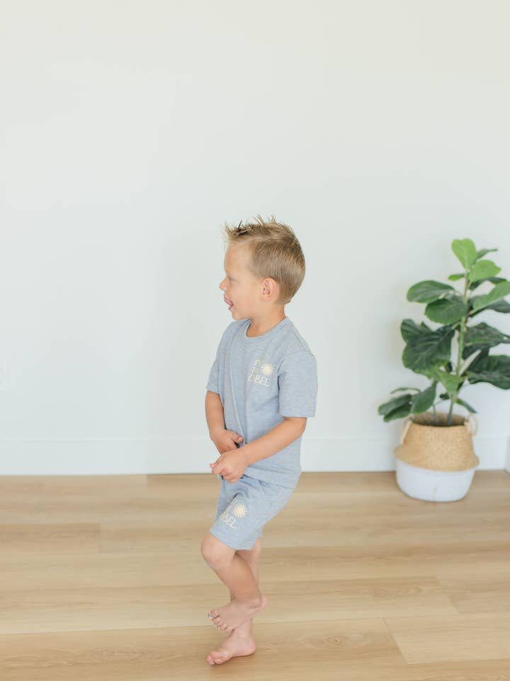 Jersey Oversized Tshirt and Shorts Set for wholesale by Inti The Label