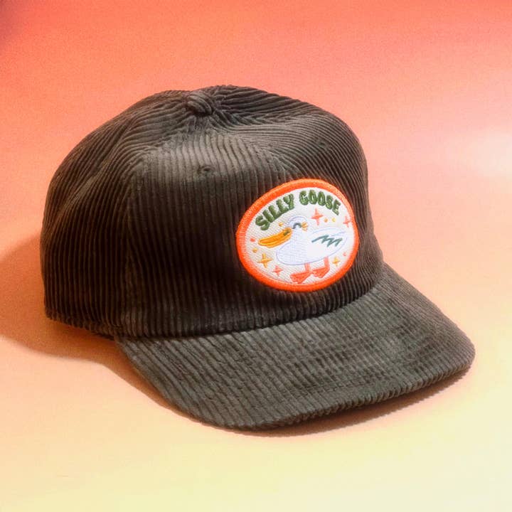 Silly Goose Corduroy Hat for wholesale by The Space Bureau