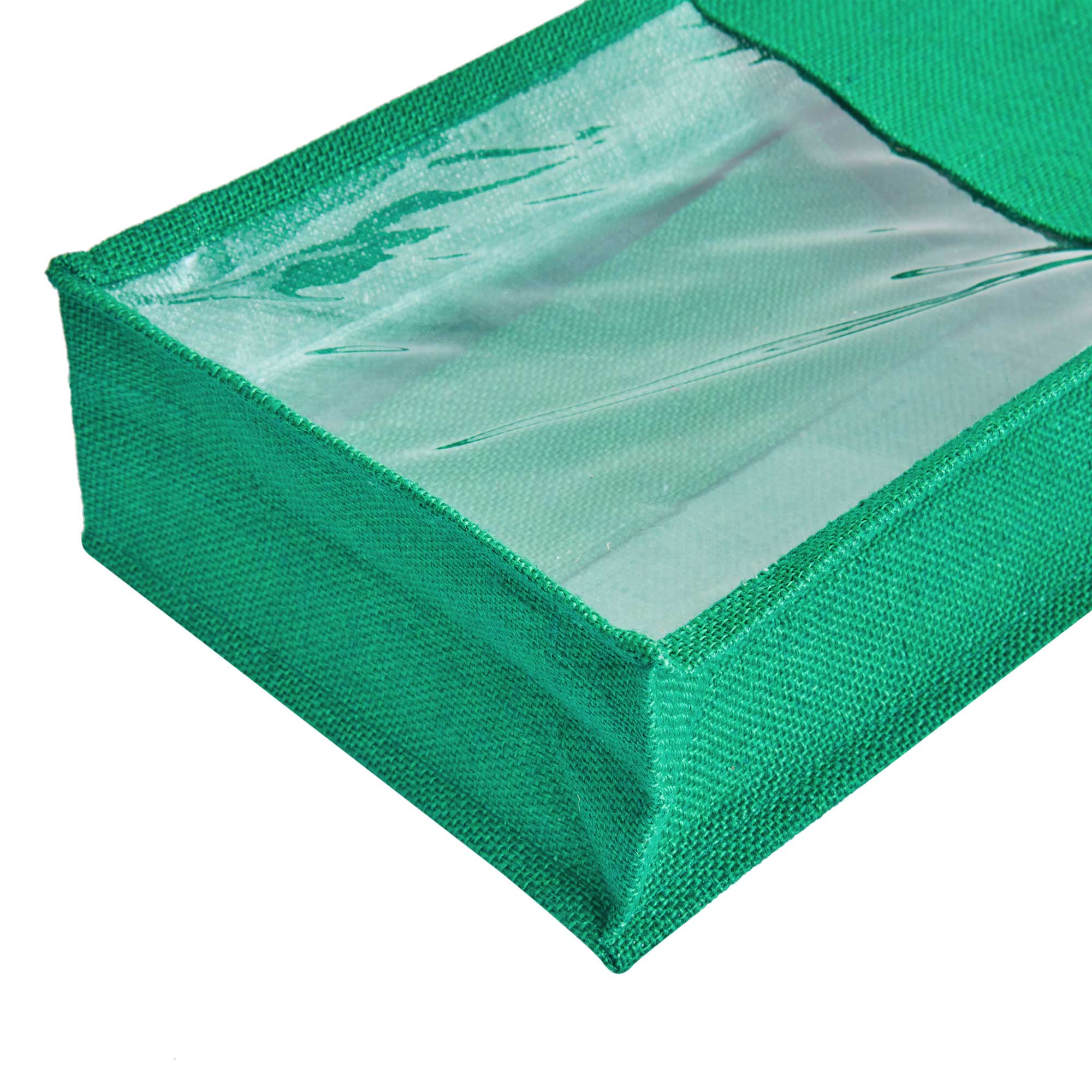 ecojutebags – wholesale Wine gift bag – 6-Pack Burlap Wine Bags with Cane Handle & Clear PVC Window22