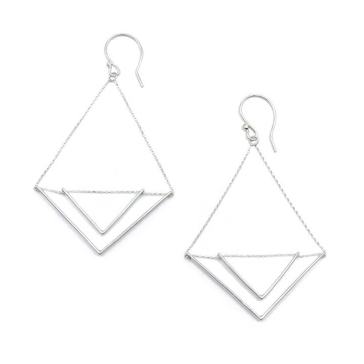 Twin Peak Earrings for wholesale by Jewelry by Kat Dei