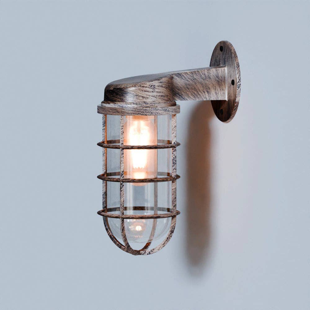 Ledsone - Vendita all'ingrosso Applique - Lampada da parete a gabbia per paratia industriale~552316