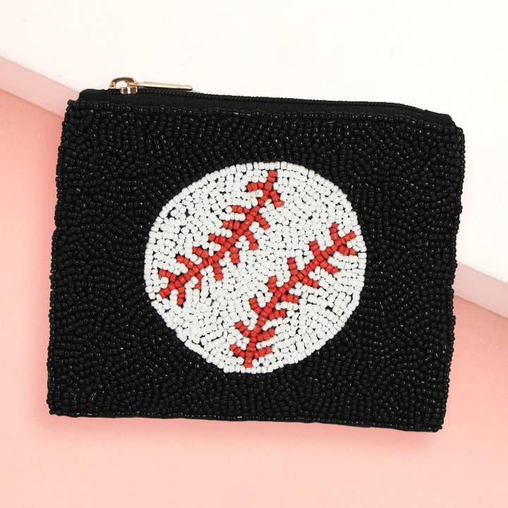 Baseball Seed Beaded Mini Pouch Bag
for wholesale by Sensibling Corp.