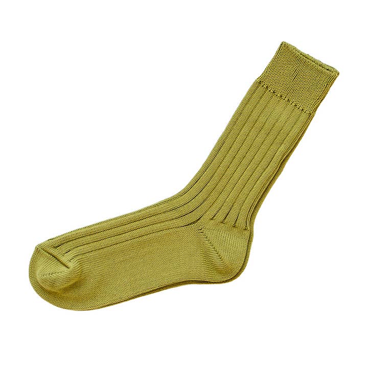 NK0106 Egyptian Cotton Ribbed Socks for wholesale by NISHIGUCHI KUTSUSHITA