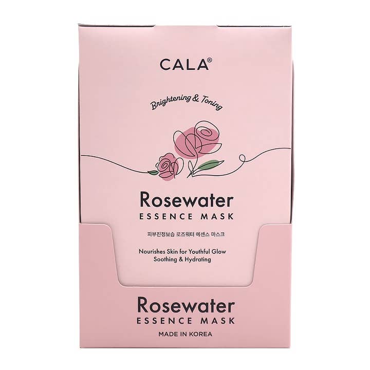PINEAPPLE Beauty – Máscara facial por atacado – CALA 67102 Máscara Facial de 5 Folhas Rosewater - 6 conjuntos1