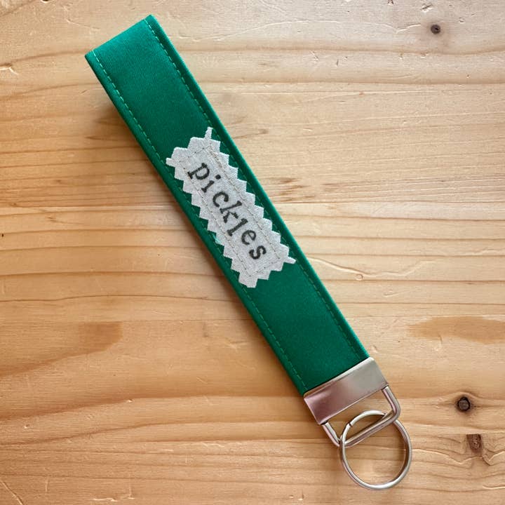 Pulseira Porta-chaves em Pickles estampada à mão por atacado de Craftinista Girl