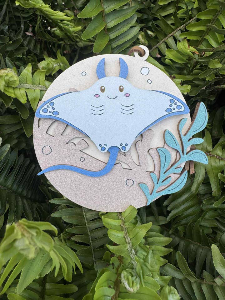 Sting Ray Ornament for wholesale by The Wilusz Way