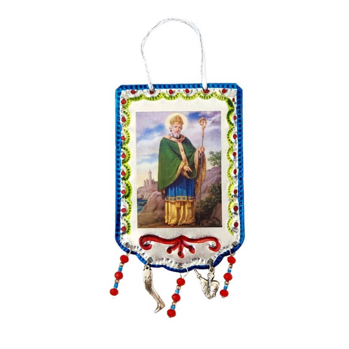 Tin Banner with Assorted Saints for wholesale by Sedona Spirit