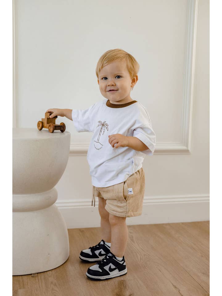 Woven Kids - Wholesale Shorts – Kids - Corduroy Shorts Sand14