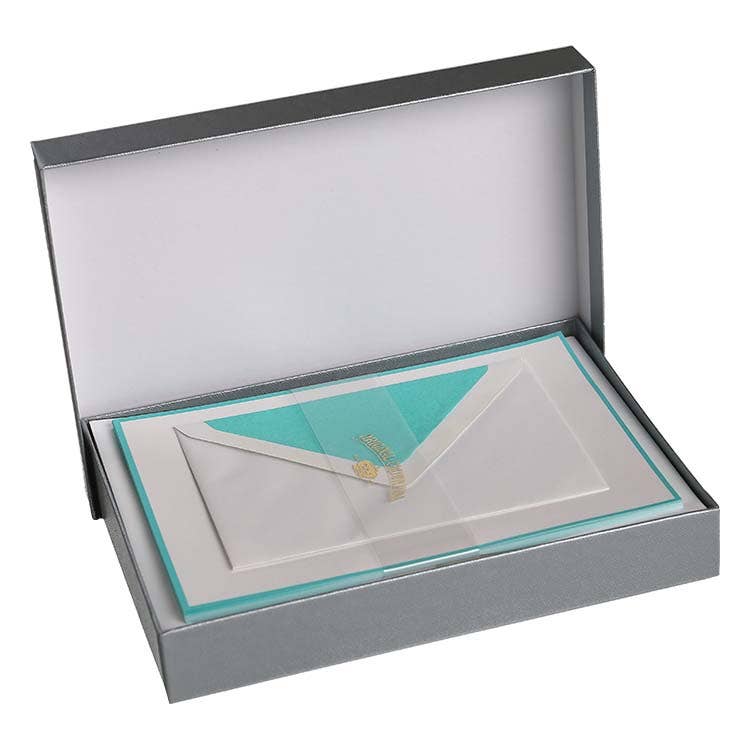 Royal Posthumus - Venta al por mayor Conjunto de papelería y tarjetas - Royal Posthumus Crown Mill | 25 hojas membretadas y sobres A5 con bordes y forro de color8