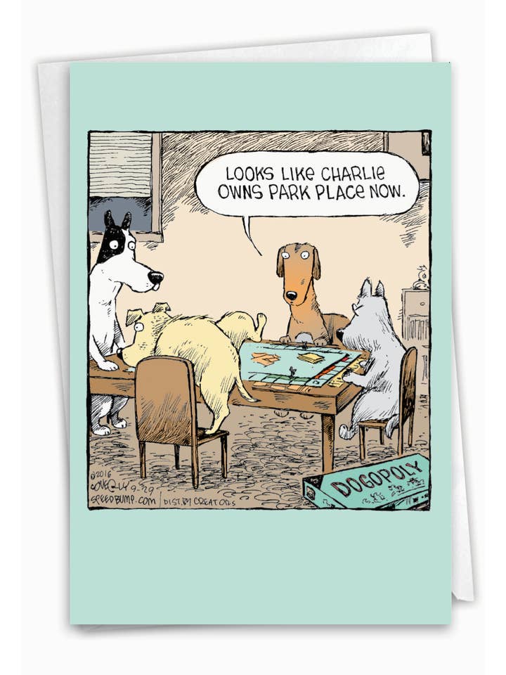 Födelsedagskort - Dogopoly för wholesale av NobleWorks