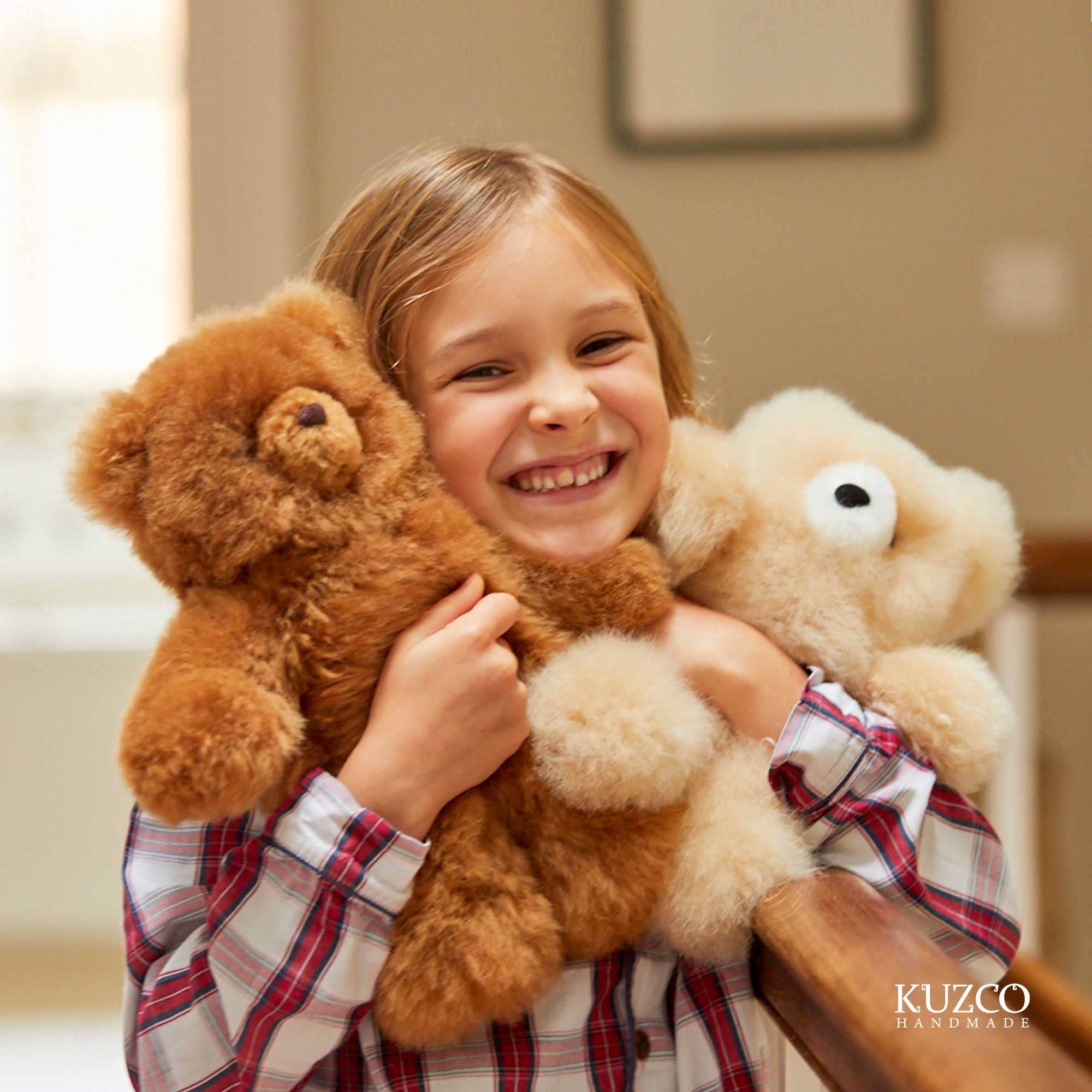 KuzcoHandmade - Wholesale Stuffed/Plush Toy - Kids & Baby - Handmade Baby Alpaca Teddy Bear – Soft Brown Plush Toy1