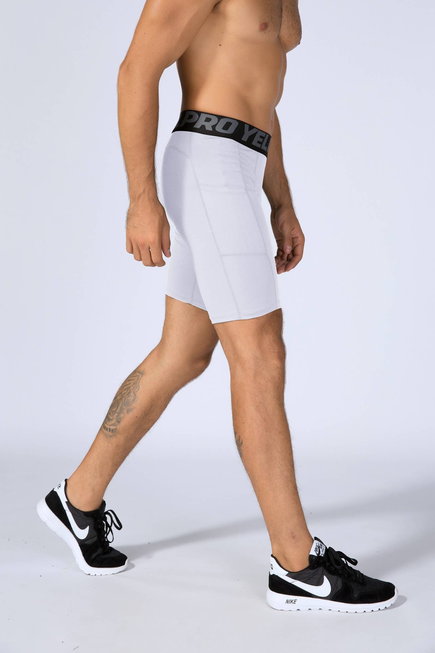 Active by Anna-Kaci - Venta al por mayor Pantalones cortos deportivos - Hombre - Pantalones cortos de compresión para hombre con cintura ancha18