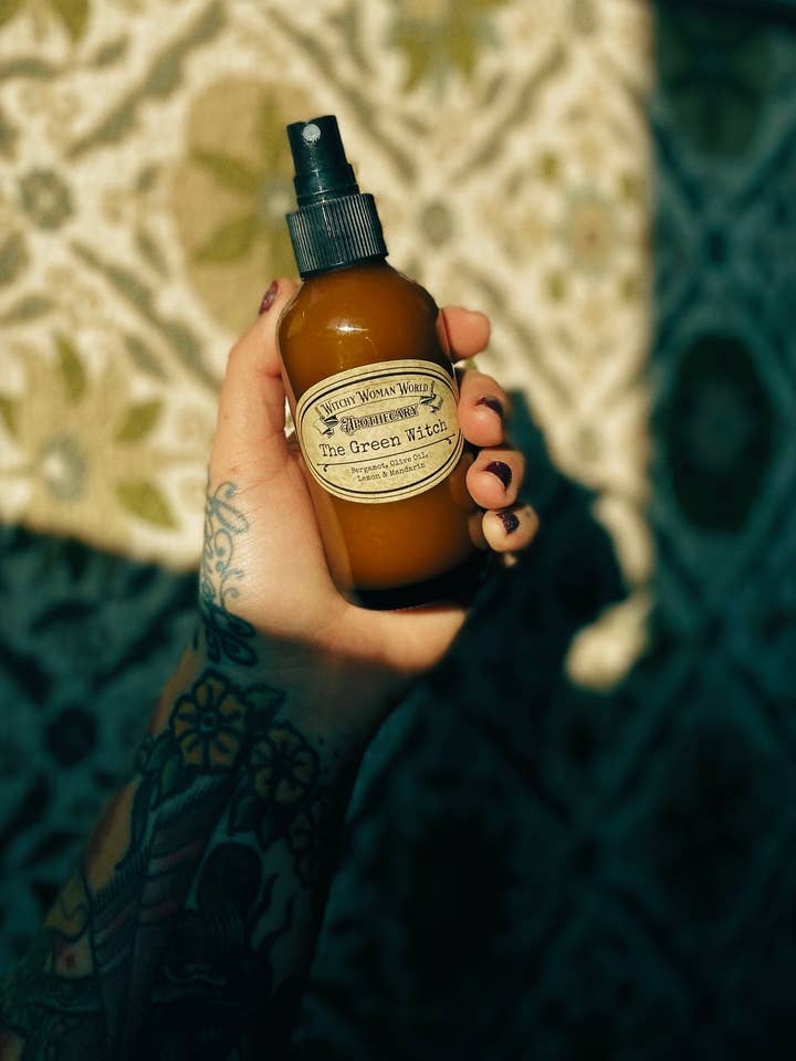 The Green Witch Body, Linen & Home Spray for wholesale by Witchy Woman World Apothecary