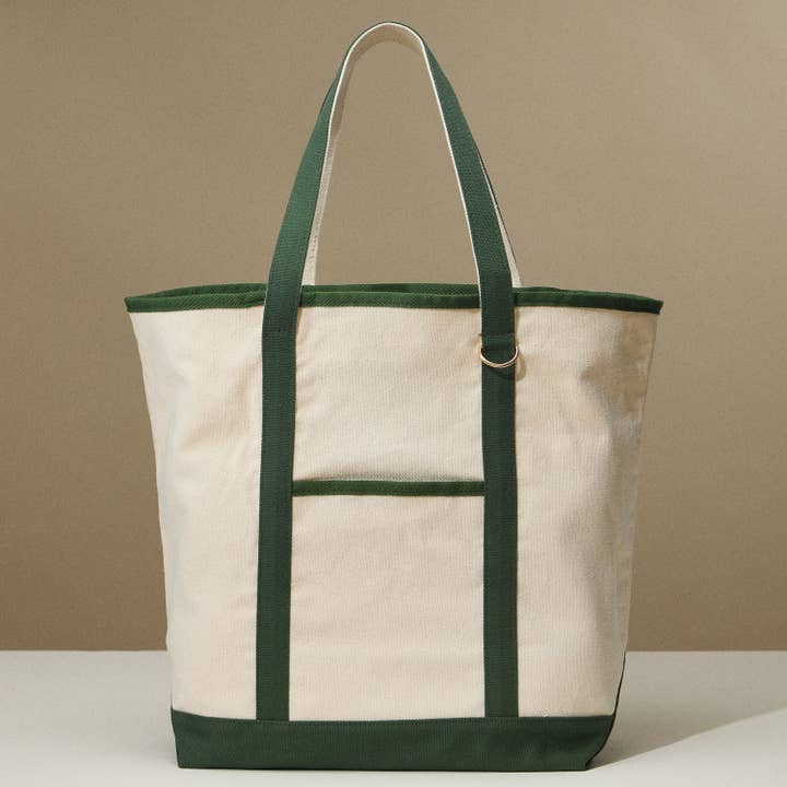 Lilla Haven - Wholesale Tote Bag - Women's - Ecofriendly Basic Cotton Canvas Everywhere Carry Tote Bag with Charm Holder15