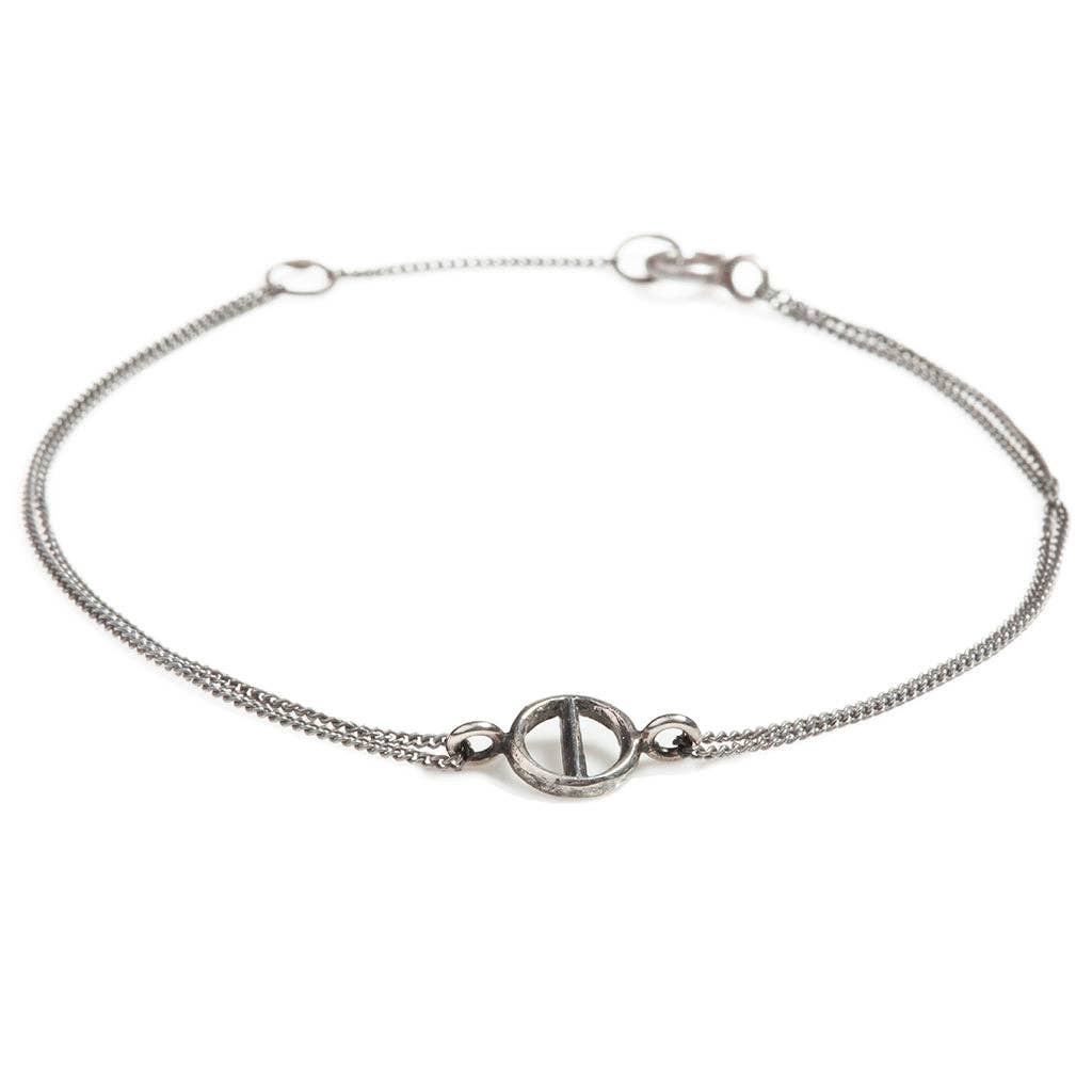 Rachel Entwistle Jewellery - Venta al por mayor Pulseras de cadenas y eslabones - Pulsera Tria Prima Plata2
