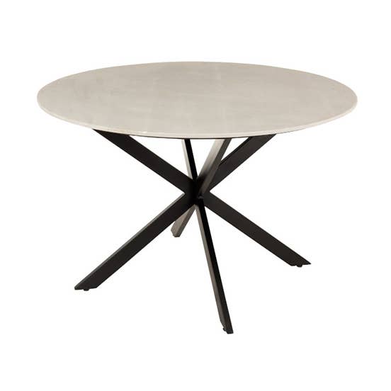 Mesa de comedor Marc mármol/metal blanco/negro para venta al por mayor de BOHORIA