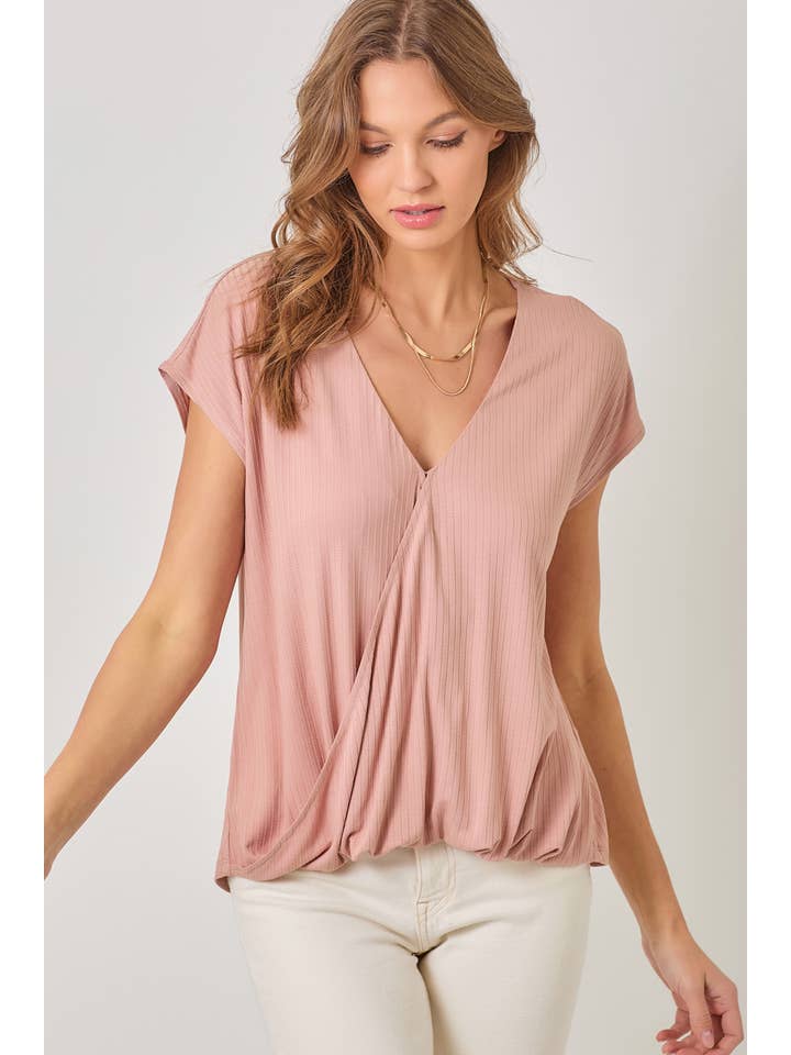 Mystree - Wholesale Knit Top - Women's - 60952 Surplice Neck Top16