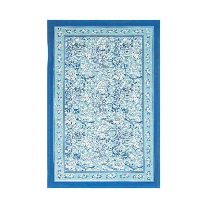 Couleur Nature - Vendita all'ingrosso Strofinacci - La Mer Aqua - Set di 3 strofinacci3