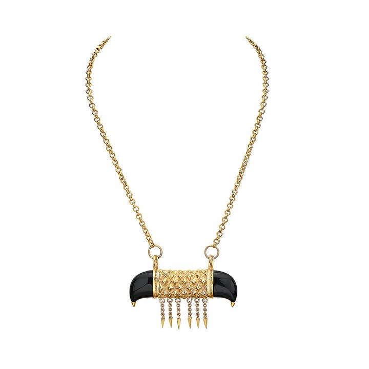 La collana Dibri - Onyx Warrior Design per la vendita all'ingrosso da parte di Jewelry Fiesta