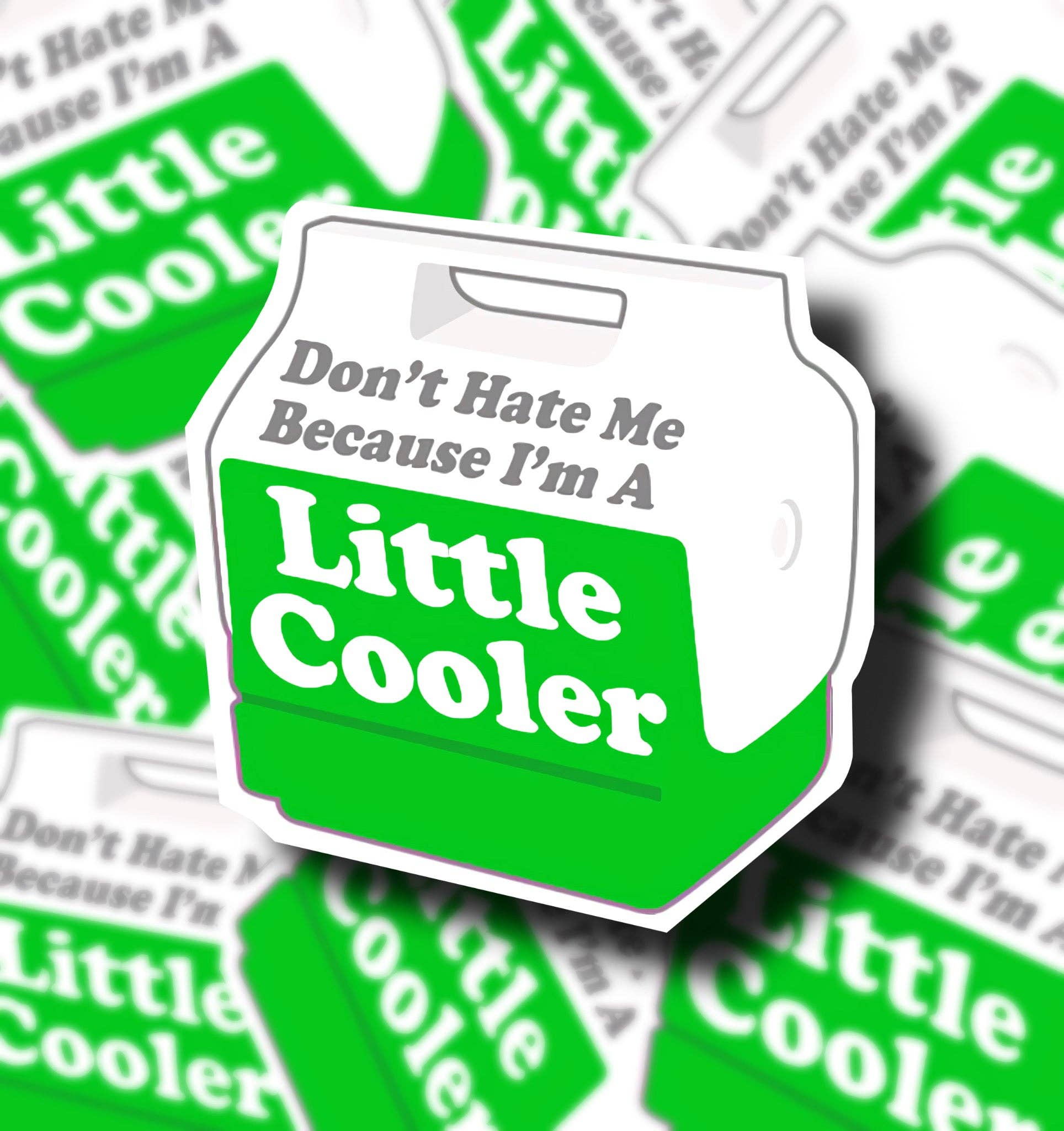 Ace the Pitmatian Co - Wholesale Sticker - Don’t Hate Me Because I’m a Little Cooler Sticker2