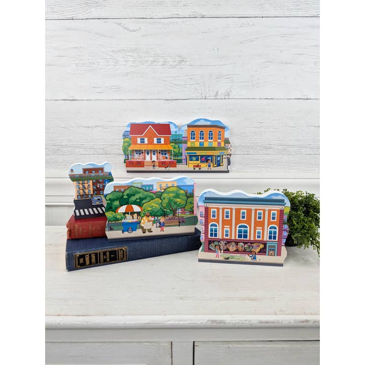 Cats Meow Village - Wholesale Wall Sign - Kids & Baby - Alma's Way, Community Center - Cats Meow Village5