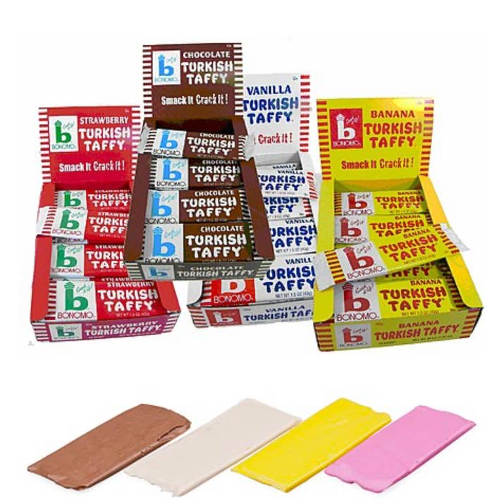 O'Shea's Candies Sweet Shop - Wholesale Taffy - Nostalgic 1923 Original “Chocolate” Turkish Taffy 24CT Box