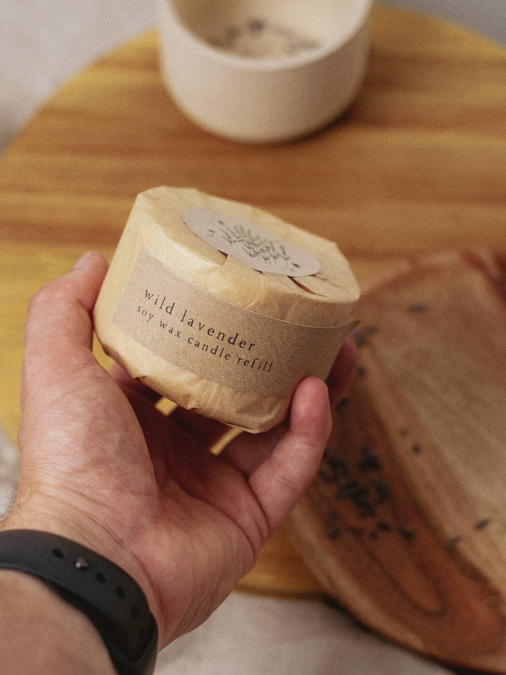 Bobella Co. - Wholesale Jar/Filled Candle - Wild Lavender Candle Refill2