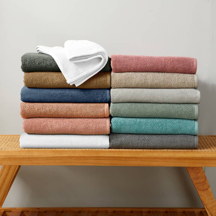 BH Collective - Wholesale Towel Set - Cotton Textured Bath Towel Set - Acacia Collection