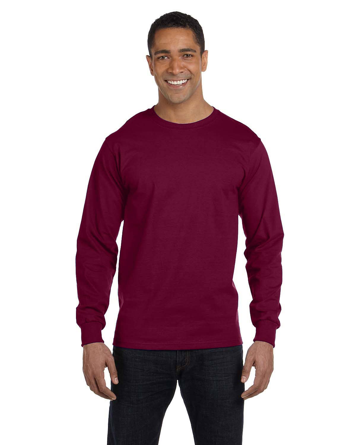 Total Apparel - Wholesale T-Shirt - Unisex - Gildan Dryblend 50/50 Long Sleeve Blank T-Shirt | 84008