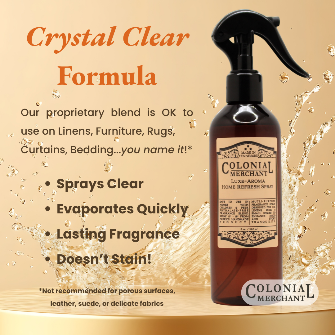 Colonial Merchant - Wholesale Room & Linen Spray - 8 oz. Pure Cascade Home Refresh Room Spray - Floral & Fresh2