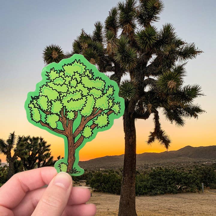 Joshua Tree, Joshua Tree National Park, Californië: Sticker voor wholesale door Drawn2adventure