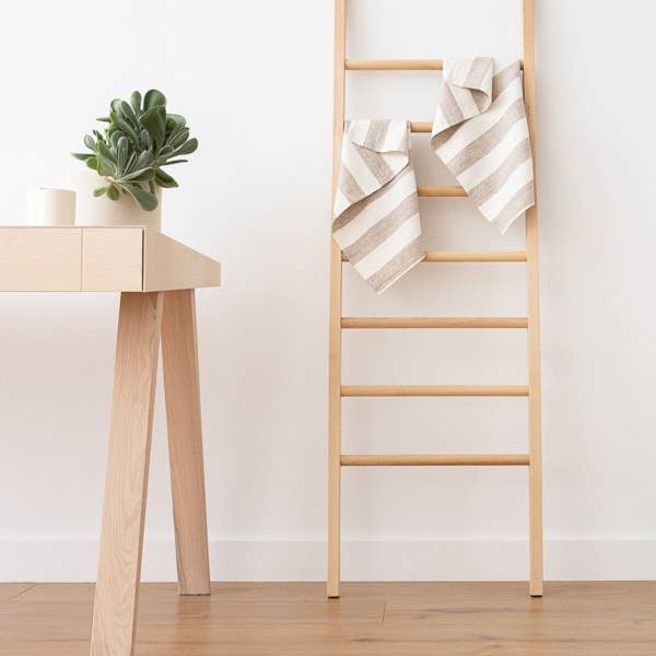 LinenMe – wholesale Hand towel – Linen Hand Towels Off White Grey Philippe2