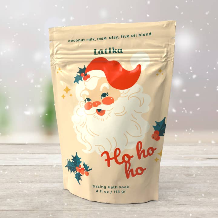 Latika Beauty - Wholesale Bath Soak/Milk - Christmas gifts - Santa Fizzing Bath Soak