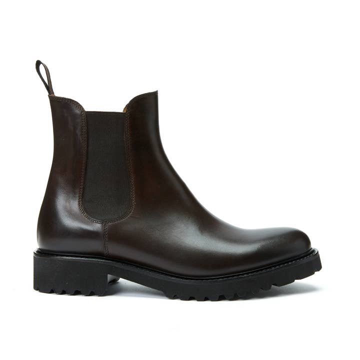 Bottine Marron Foncé. Art. BP7655 pour la vente par British Passport