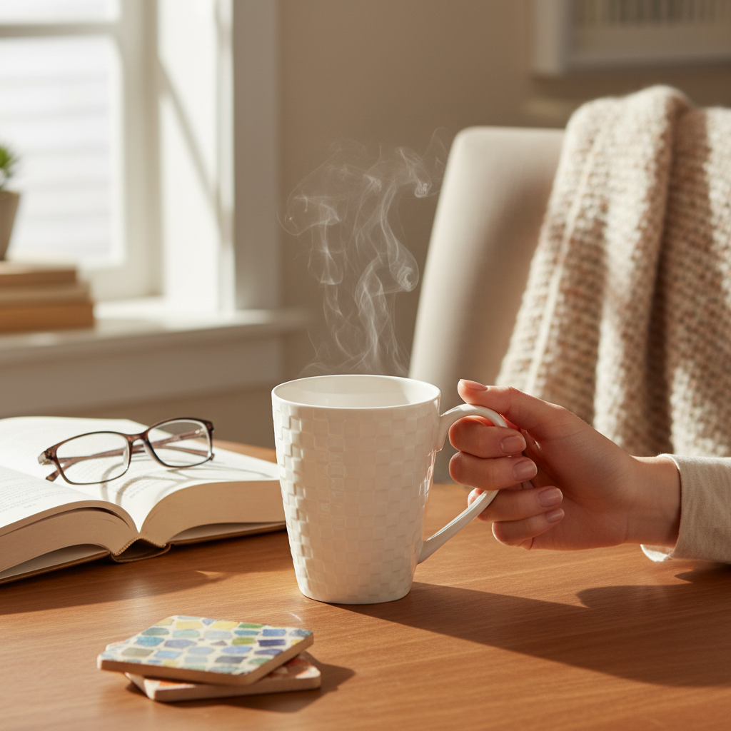 Kadra Kitchenware - Vendita all'ingrosso Tazza - Tazza Trudeau a intreccio di cesta di Kadra Kitchenware1