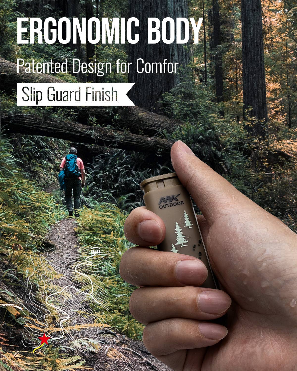 MK Lighter Company – Engroshandel Lighter – MK Lighter Trail Blazer-serien, vindbestandig, lommetænder5