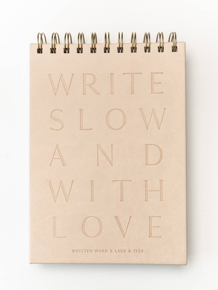 A5 Vegan Leather Bullet Journal Dot Grid Notebook for wholesale by Written Word Calligraphy