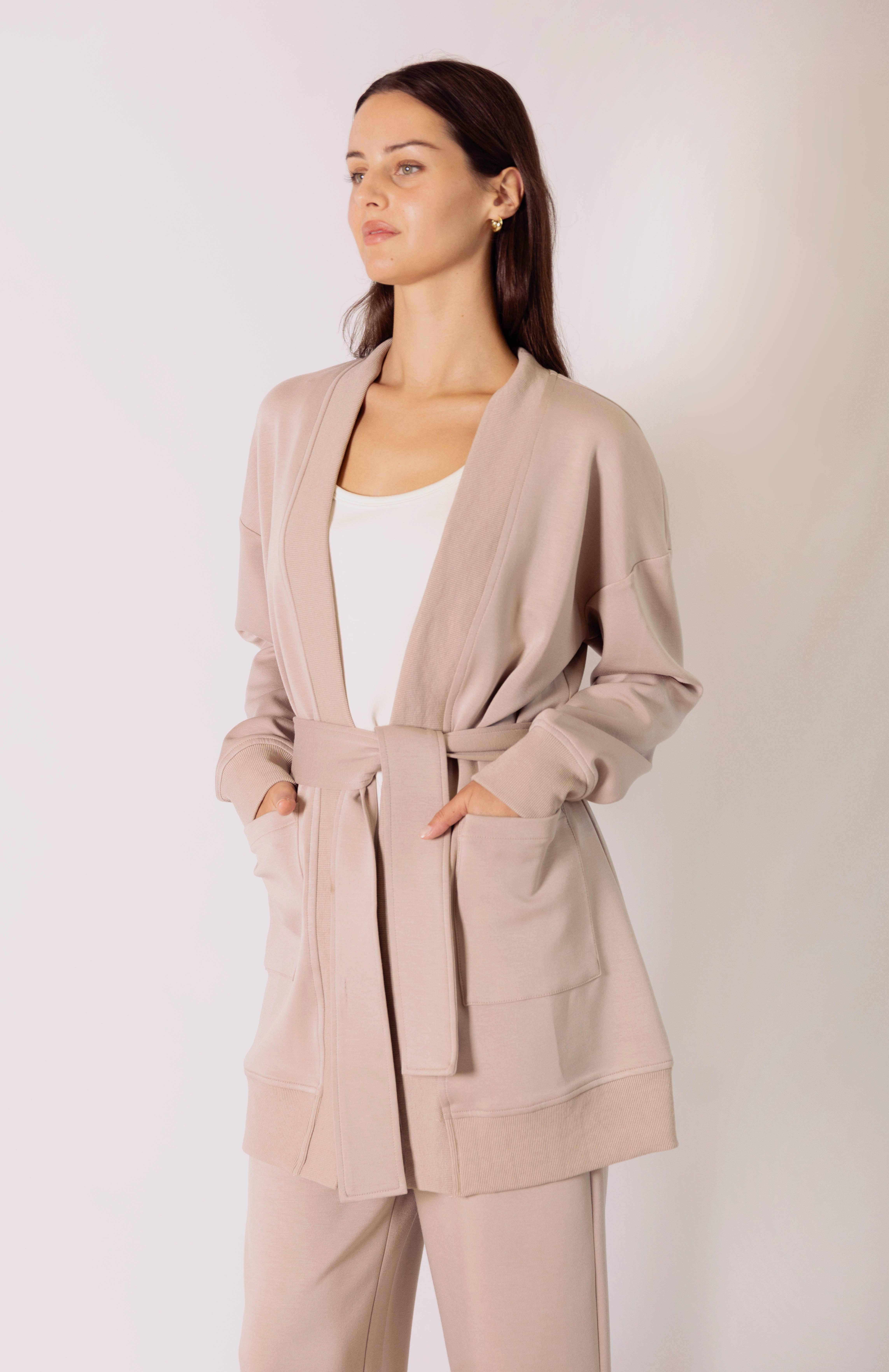 P. CILL - Wholesale Robe - Women's - P. CILL Butter Modal Ribbed Contrast Robe40