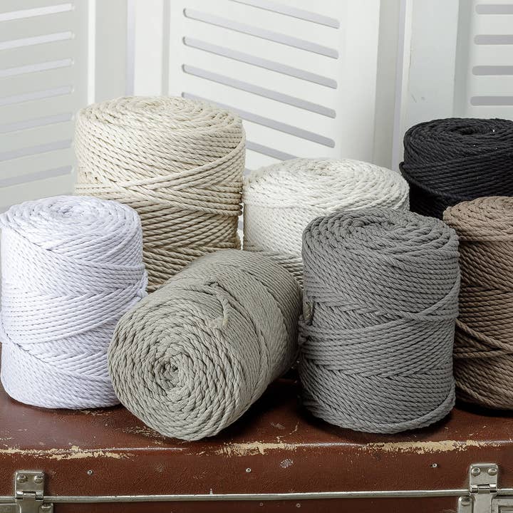 woolexperts – wholesale Garn – 4 mm Makramégarn, Rep, Snöre, Garn & Tillbehör #4