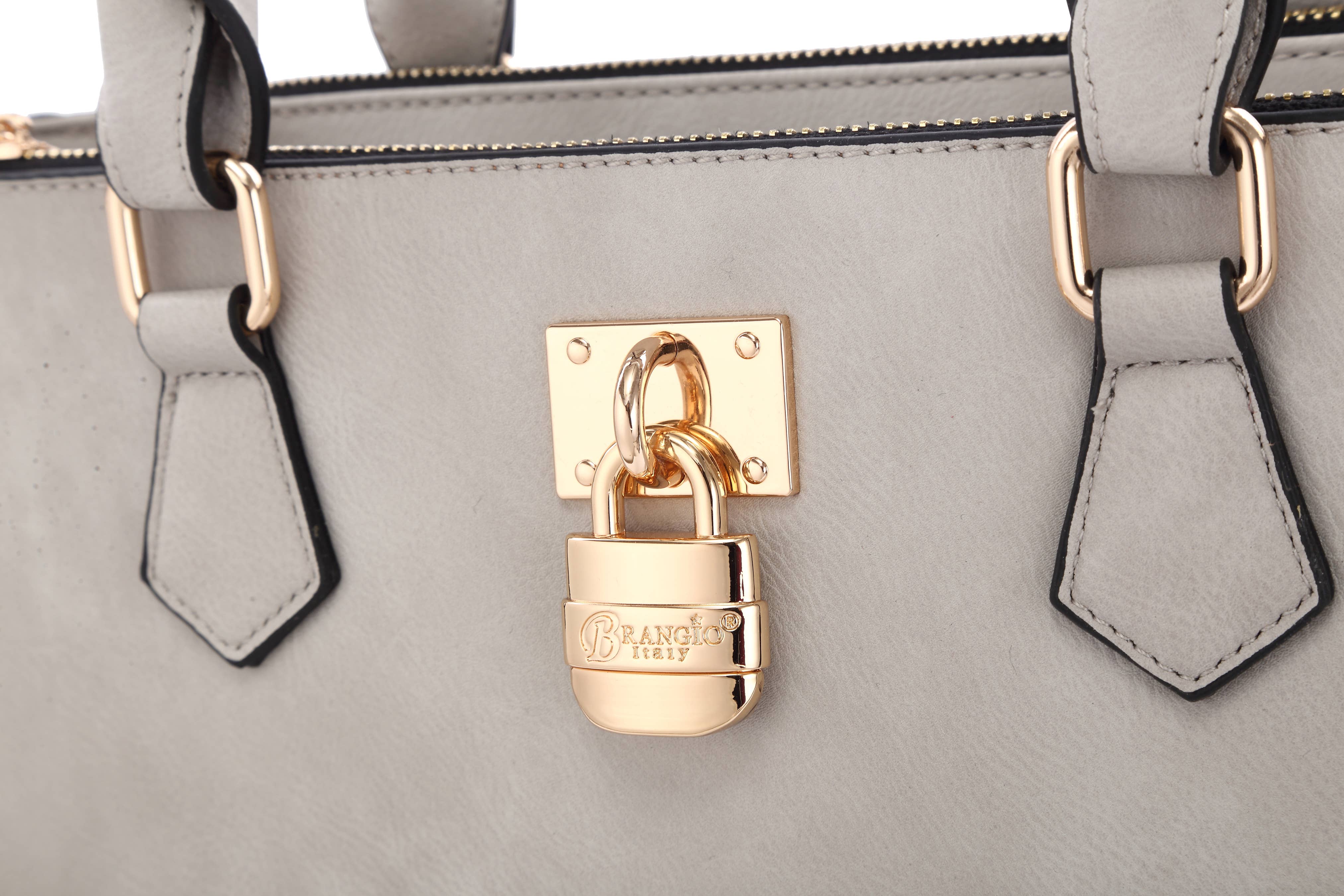 Brangio (Italy) Company Inc. - Wholesale Top Handle Bag - Women's -  Brangio Italy Croc Luxe Top Handle Bag  3