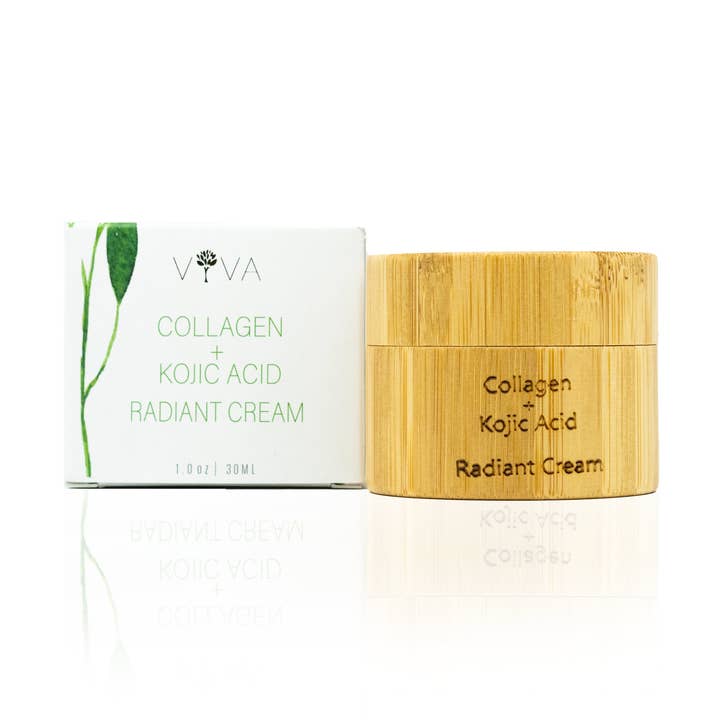 Crème Radiante Collagène et Acide Kojique pour la vente par Viva Health Skincare