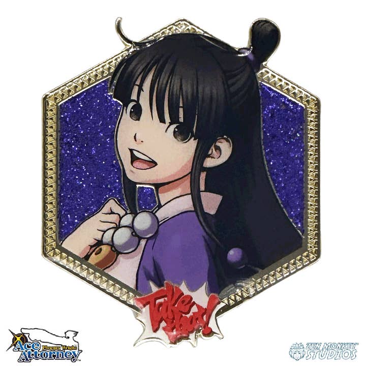 Maya Fey - Golden Series 2 - Ace Attorney Pin for wholesale by Zen Monkey Studios