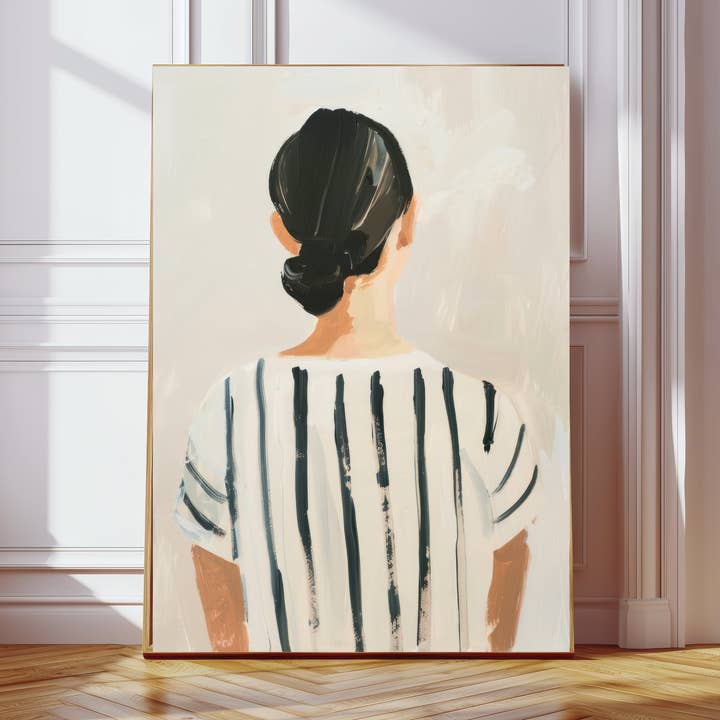 Female Portrait Art Print for wholesale by Kumo Art Prints