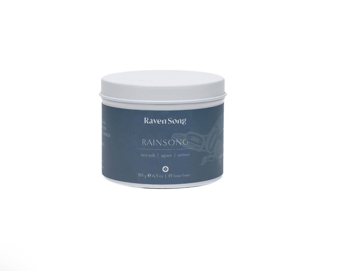 RavenSong Soap & Candle - Wholesale Travel Candles - RainSong Coconut Wax Candle | Sea Salt + Agave + Vetiver