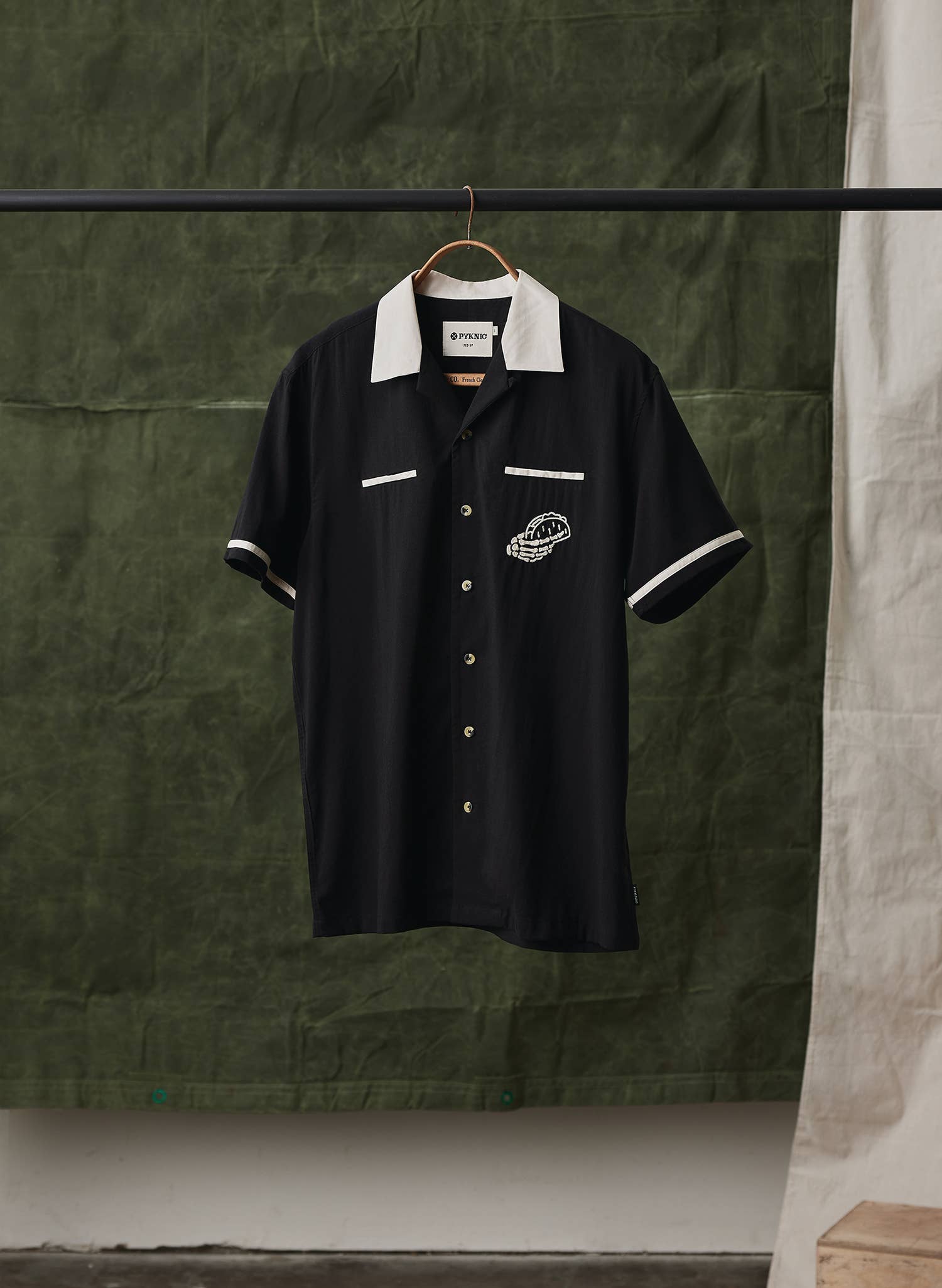 Pyknic - Wholesale Button Down Shirt - Unisex - Tacos & Beer Casual Button Down Shirt Men Women22